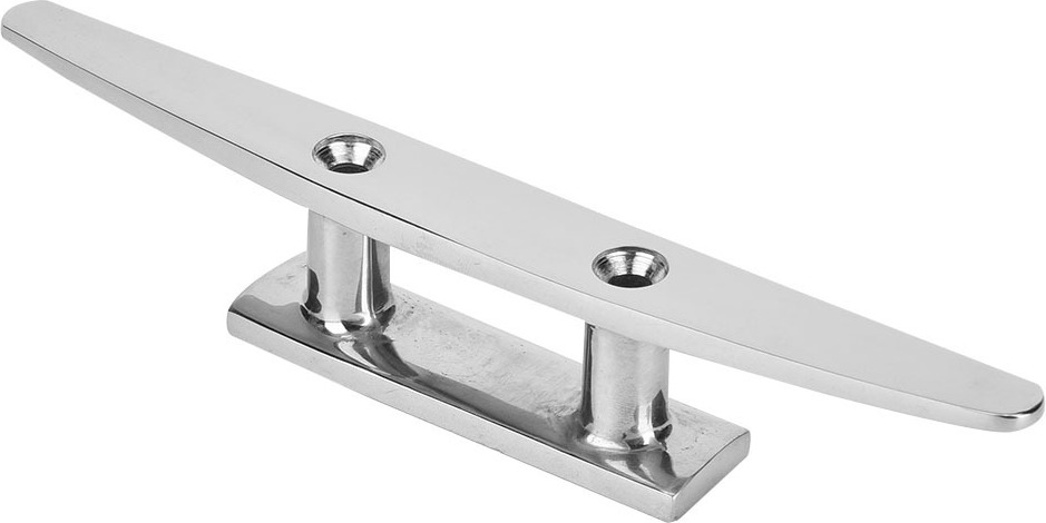 Gistuch Edelstahl-Basisklampe, hochglanzpoliert, Bootszubehör, Basisklampe, Marine-Seilbasis (20,3 cm)