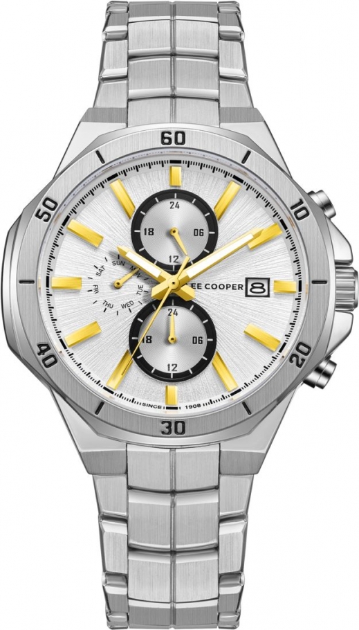 Armbanduhr für Herren LEE COOPER LC08087.330 aus Edelstahl im Modestil.