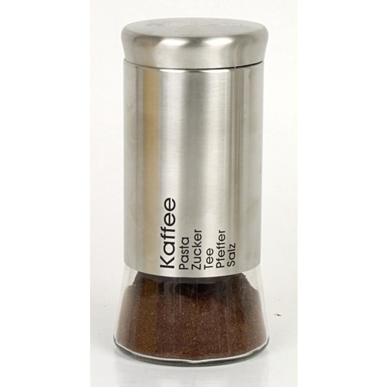 Buri 6 Stück Glas-Vorratsdosen 23,5cm hoch 1,5L Küche Aufbewahrung 6er Set 113859