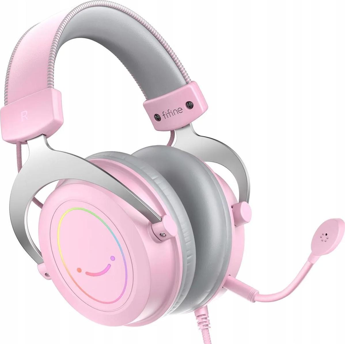 Fifine AmpliGame H3 - Gaming-Headset - Rosa