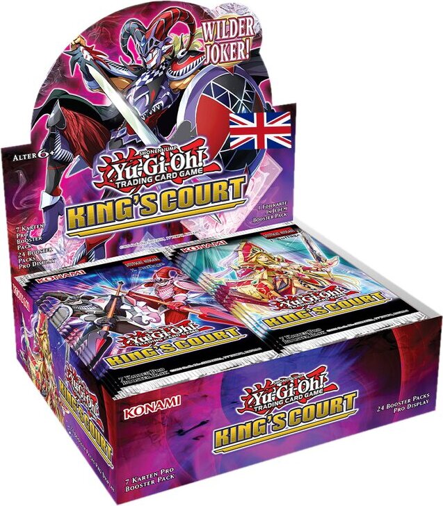 Sonstige Yugioh - King's Court - 1 Display - ENGLISCH - 1. Auflage