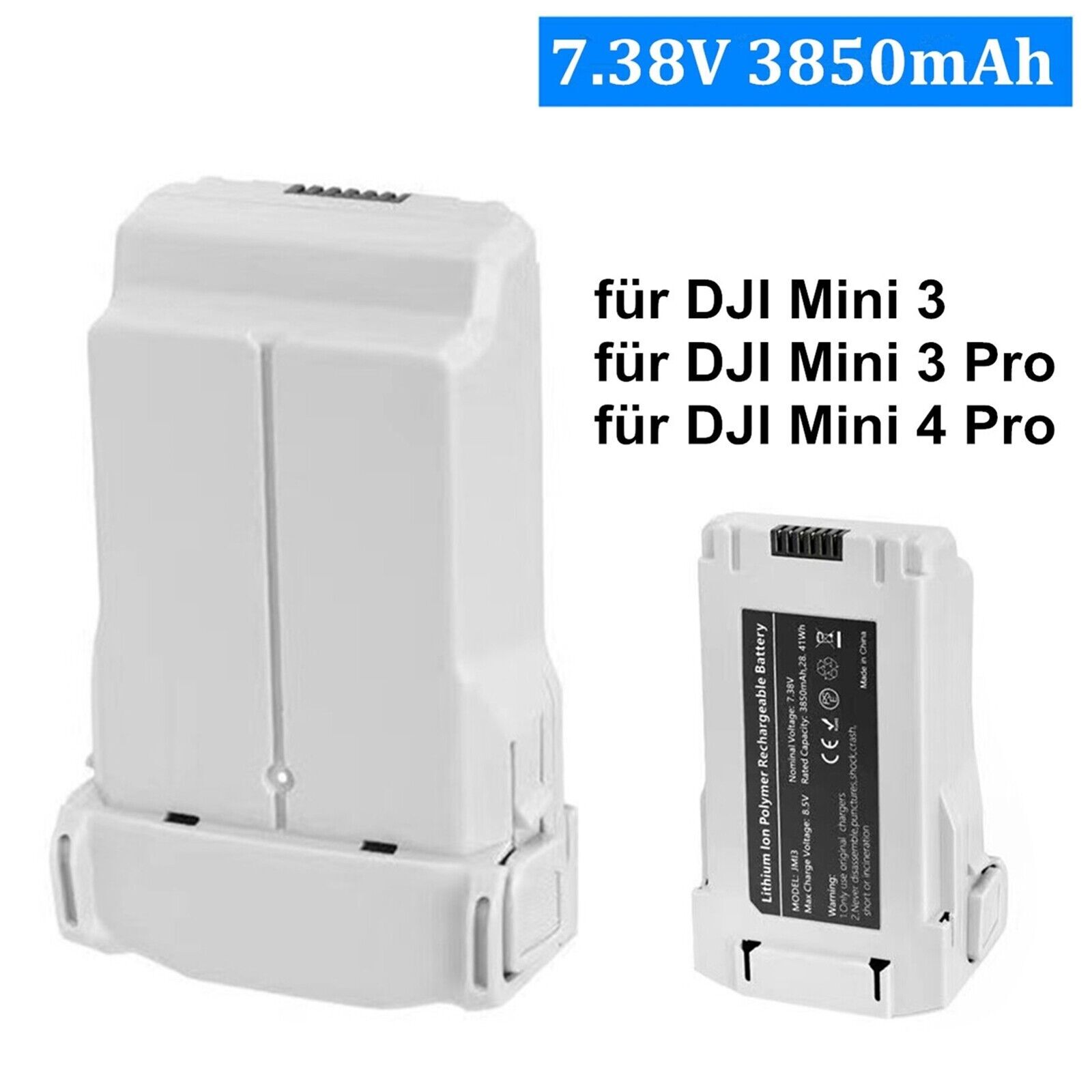 2 baterías de vuelo inteligente DJI Mavic 2 de 3850 mAh de repuesto