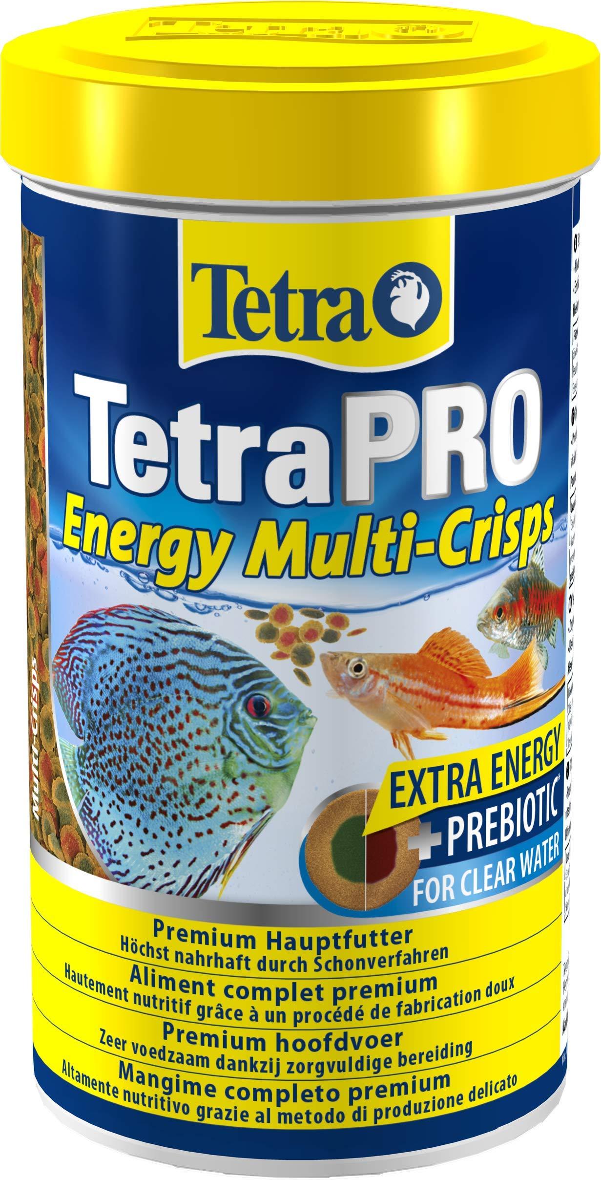 Tetra Pro Energy Multi-Crisps - Premium Fischfutter mit Energiekonzentrat für gesteigerte Vitalität, 500 ml Dose 0629500281