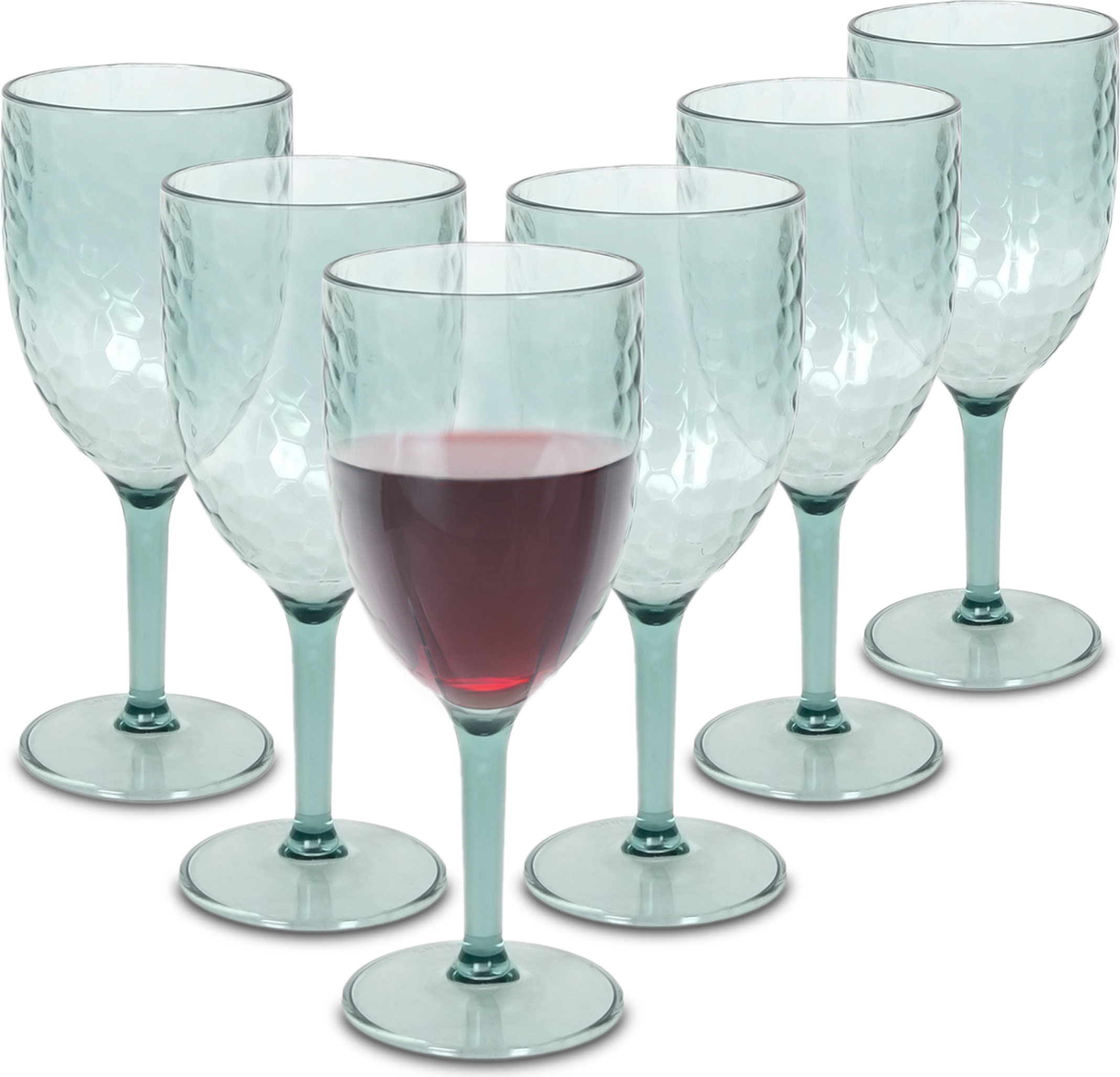 1.06 Camping Weinglas aus Kunststoff - 350ml