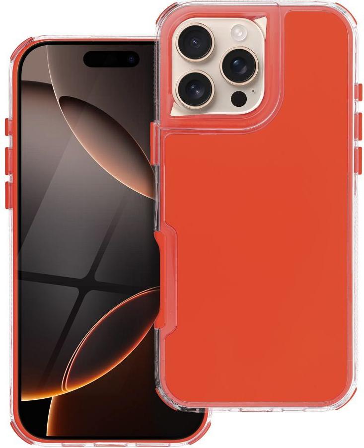 Puzdro na mobilný telefón MATRIX vhodné pre IPHONE 16 Pro Max oranžové