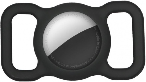 Tech-Protect Pet na Apple AirTag na psí obojok, čierne