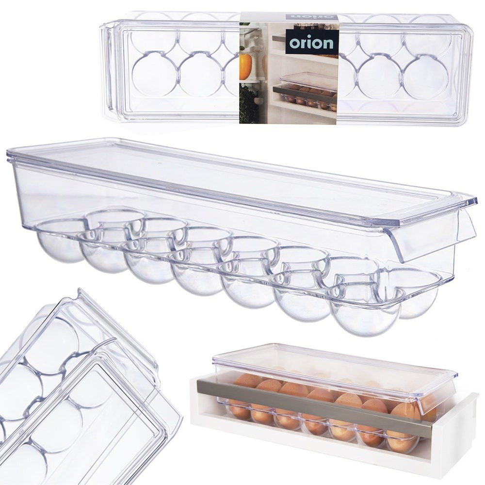 ZOFUN Set 12 Contenitori Per Uova In Plastica Impilabili Per Frigorifero – 4 Colori, Capienza 15 Uova L'uno