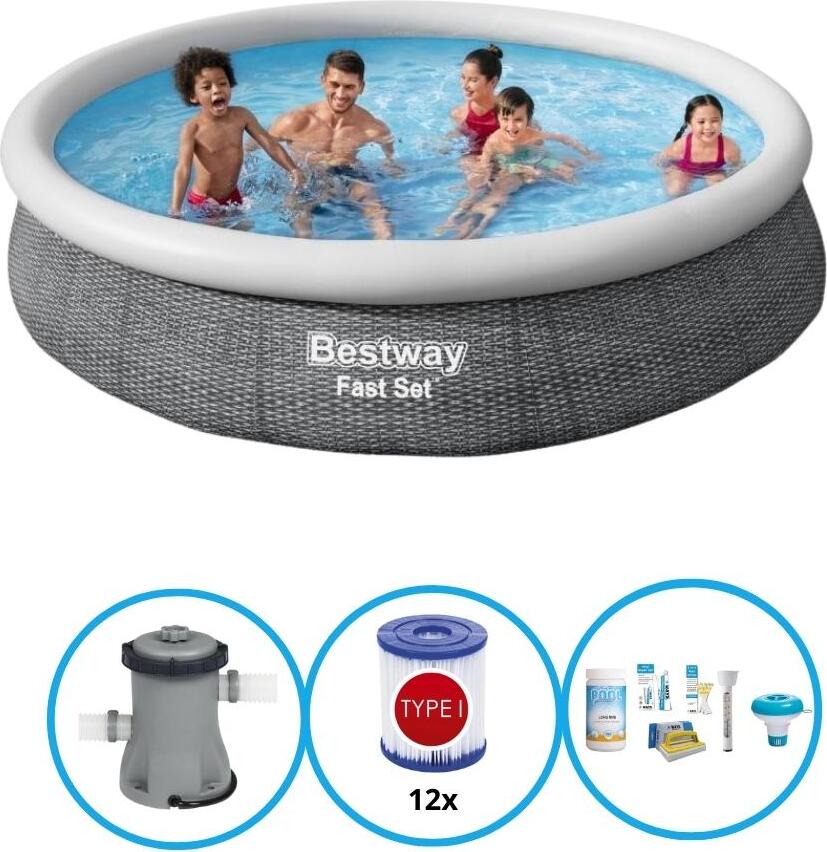 Bestway - Rýchla sada na bazén - 366x76 cm - Súprava na bazén