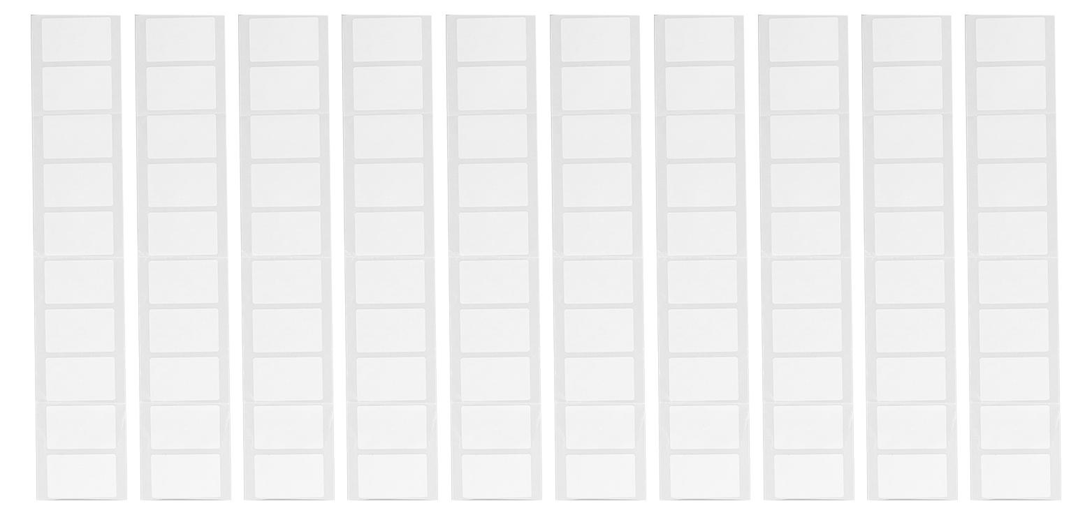 Gistuch 100 Stück RFID-Tags, 54 x 34 mm, KM4Q-Chip, selbstklebend, 860–960 MHz, wiederverwendbar für die Kleidungsverwaltung in Fahrzeugbibliotheken