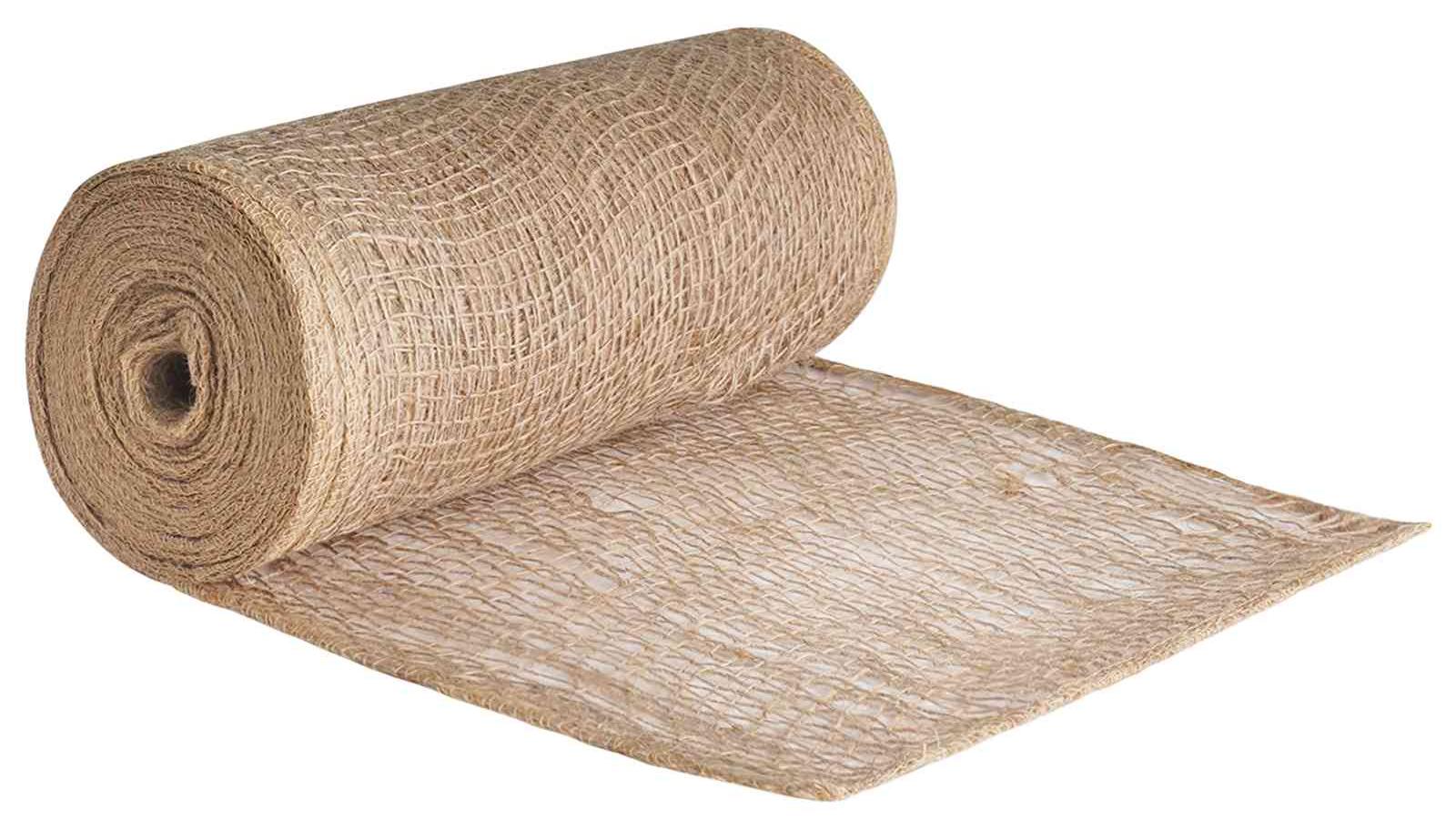 Syfax Jute-Rolle 25 cm x 10 m, 180 g/m², reißfest & biologisch abbaubar