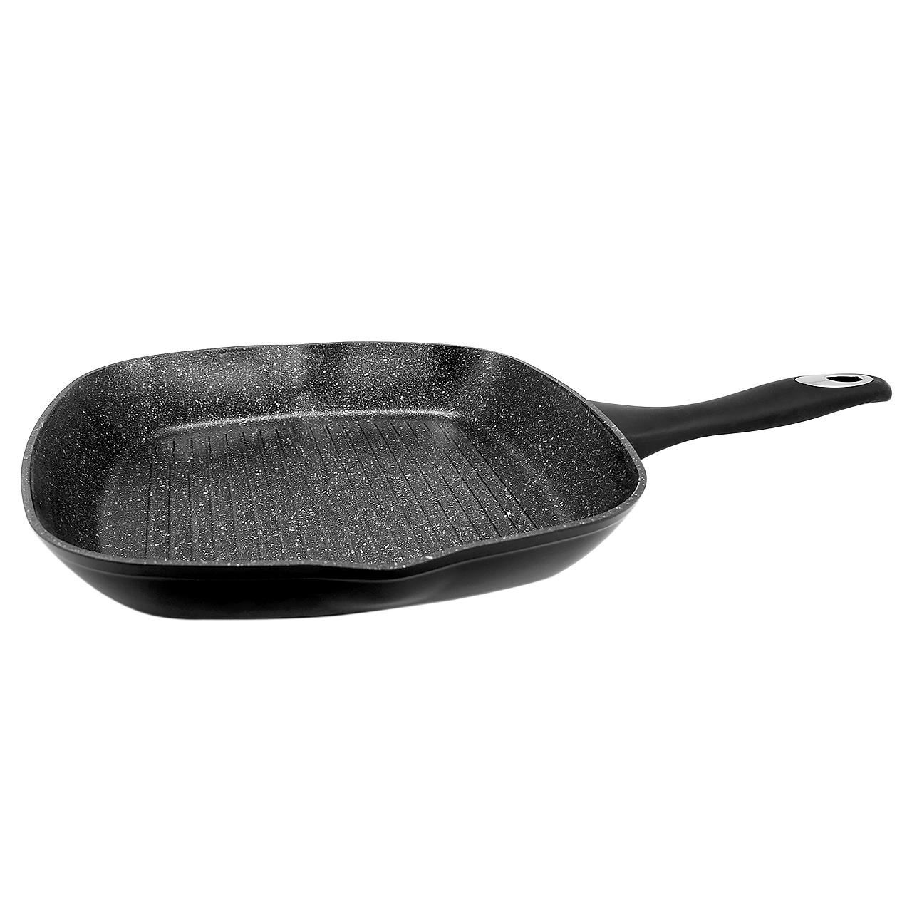 Grillpfanne, 28x28 cm, antihaftbeschichtet, Black Line, MAGIC HOME ARC-801527