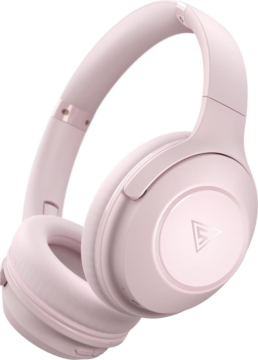 DOQAUS Bluetooth slúchadlá cez uši, 70 hodín prehrávania, bezdrôtové, 3 režimy EQ, HiFi Stereo, skladacie, Bluetooth 5.3 Wireless, ideálne na cestovanie, ružové