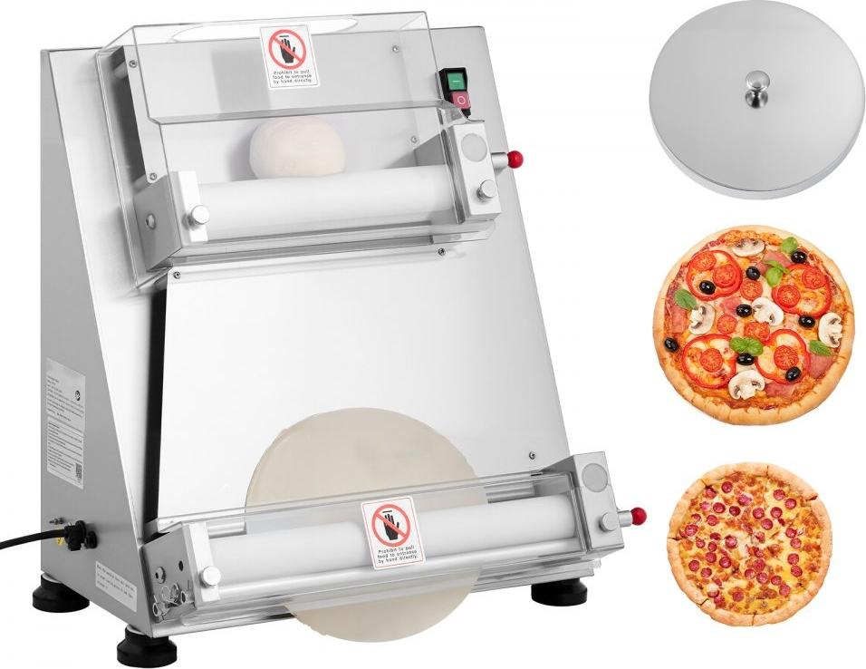 StarTech Halbautomatische Elektrische Pizzateigpresse - Teigrolle 355,6mm - Brot-Presse - Pizzateig-Herstellung leicht gemacht DDPSBYMJBXGYOXC3A001V2