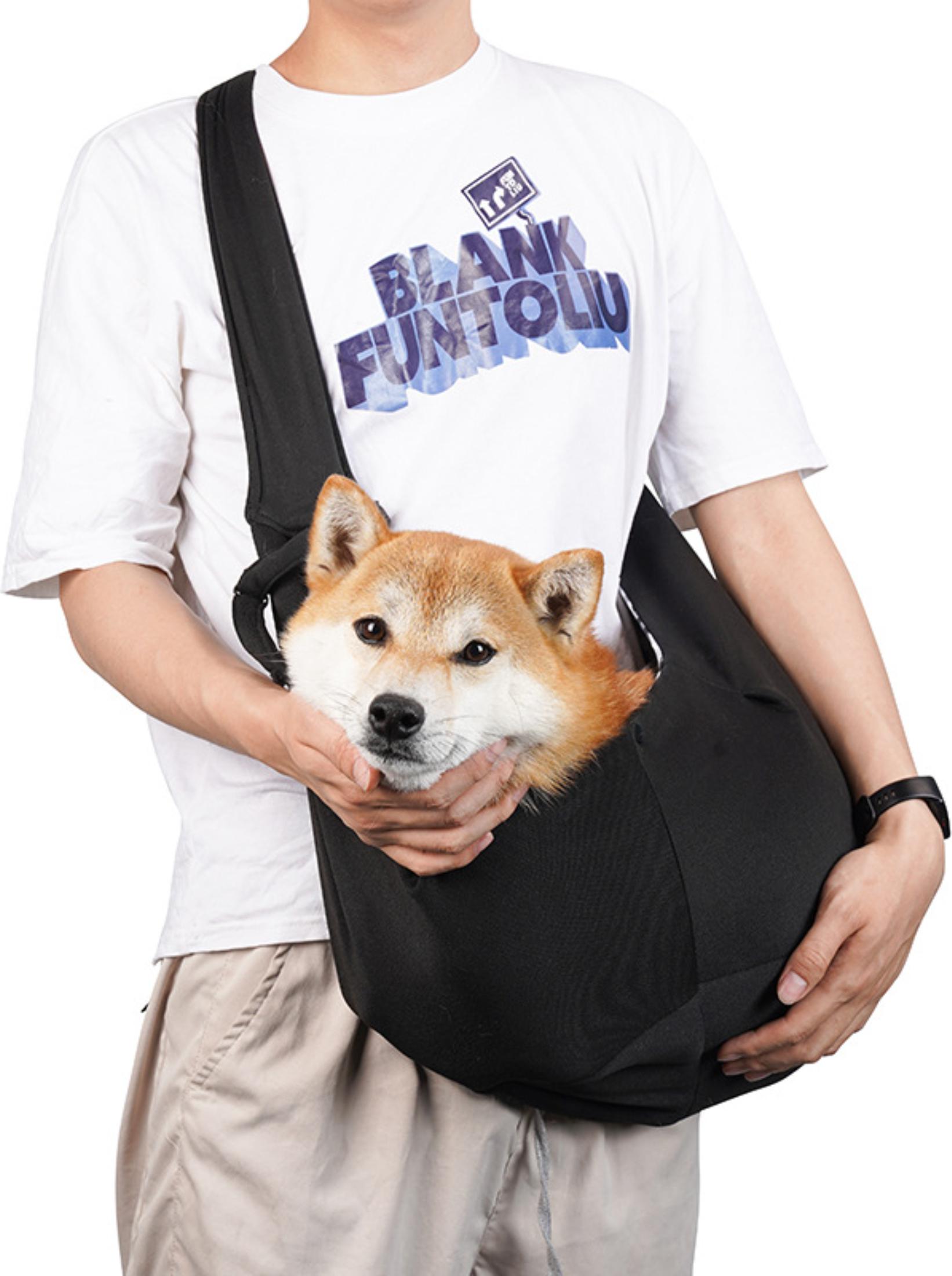 sunwoif Hunde-Tragetaschen, Hundetasche, Tragetuch Hunde, Verstellbar, Tragetücher Hunde, Hundetragetasche, Wendbarer Transporttasche, für Haustier bis 7 kg