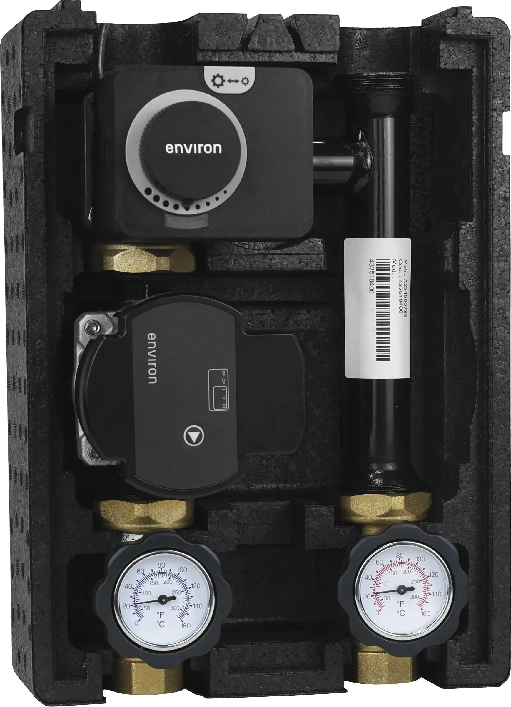 Thermoreflux X Rücklaufanhebung mit elektr. Stellmotor Environ END05 und Environ EcoStar II 25/6 43690616389896