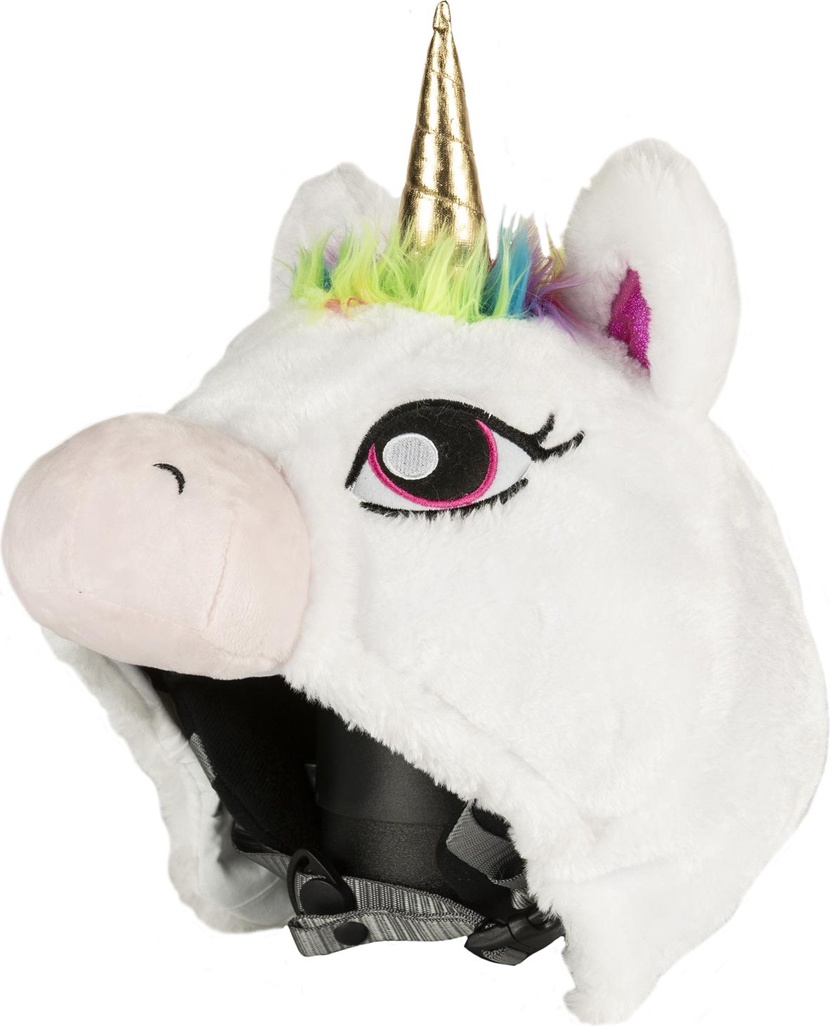 Hoxyheads Skihelm-Überzug Skihelm-Ohren Plüsch Tiere Skihelmüberzug Einhorn Unicorn RHKH08