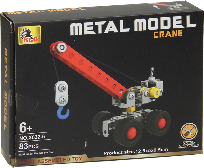 NoBrand Metallbausatz Kran, 83 Teile