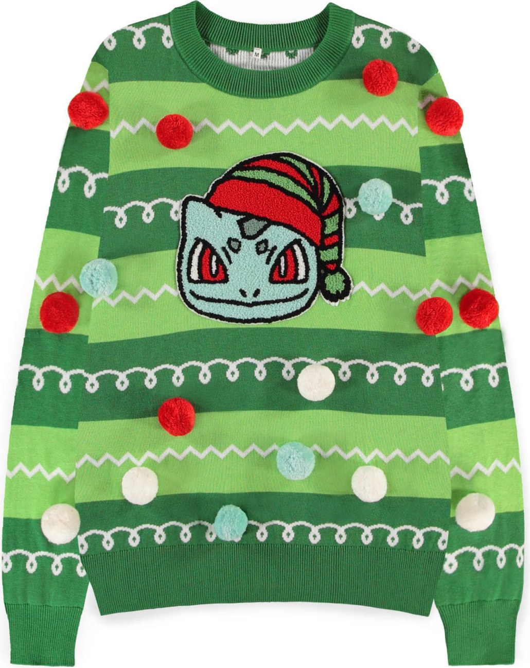 Pokemon Sweatshirt Christmas Jumper Bulbasaur Größe L