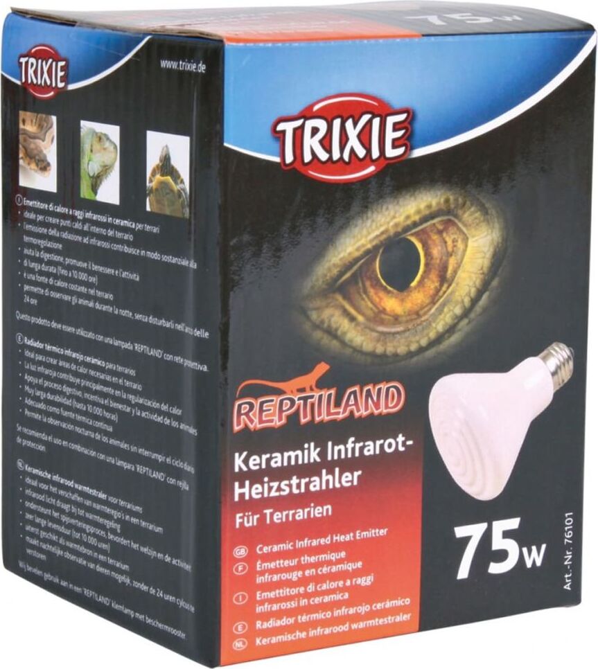 TRIXIE Keramik-Infrarot-Terrarium-Heizstrahler 75x100 mm 75 W 76101