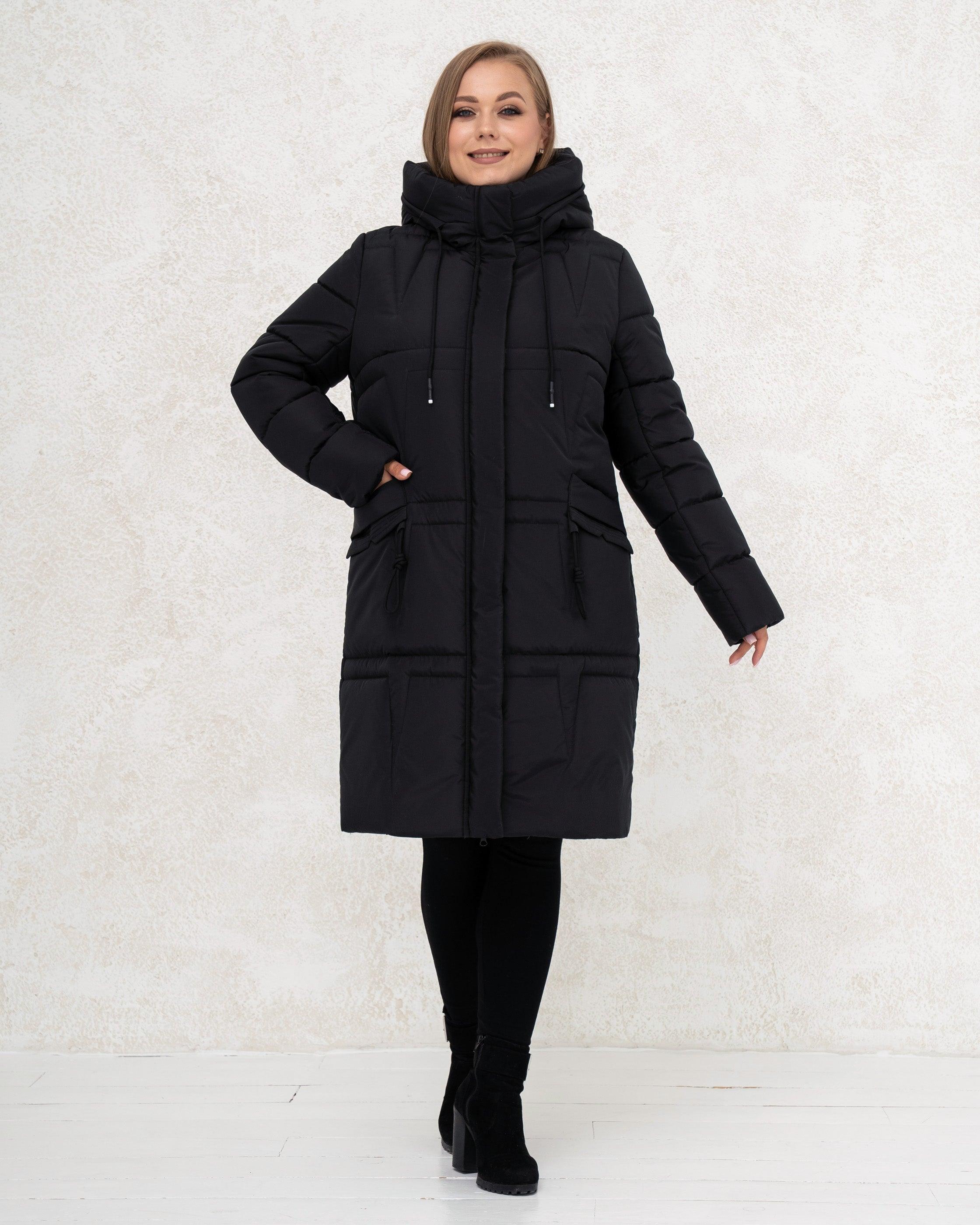 Damen-Winterjacke 0439 - 54 Schwarz A.G.