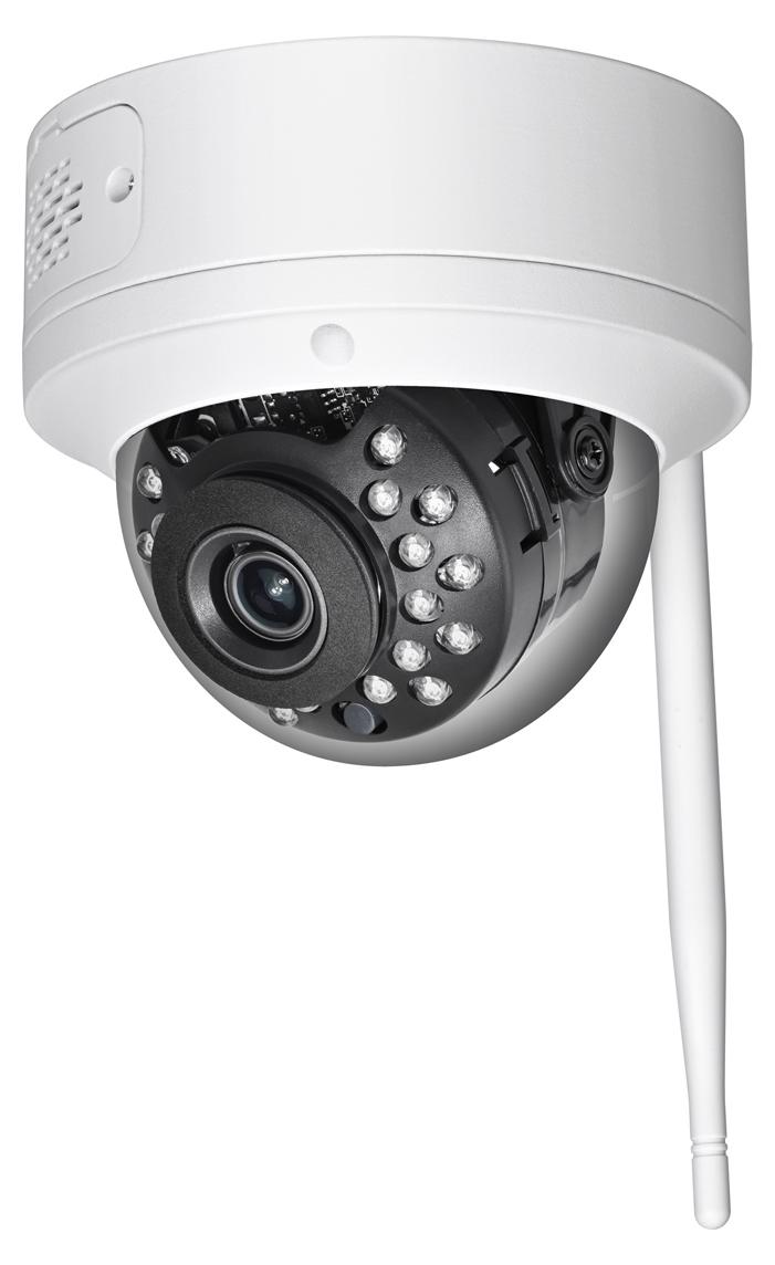 WLAN dome kamera 3MP IP kamera série WR100, 4mm, IR15m, LAN, microSD, aplikácia WR120D