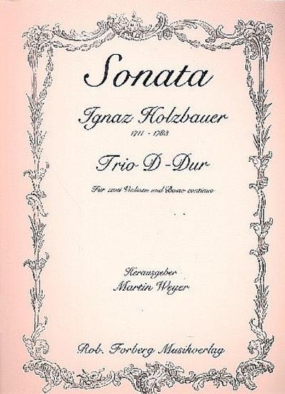 Robert Forberg Musikverlag Trio D-Dur für 2 Violinen und Bc