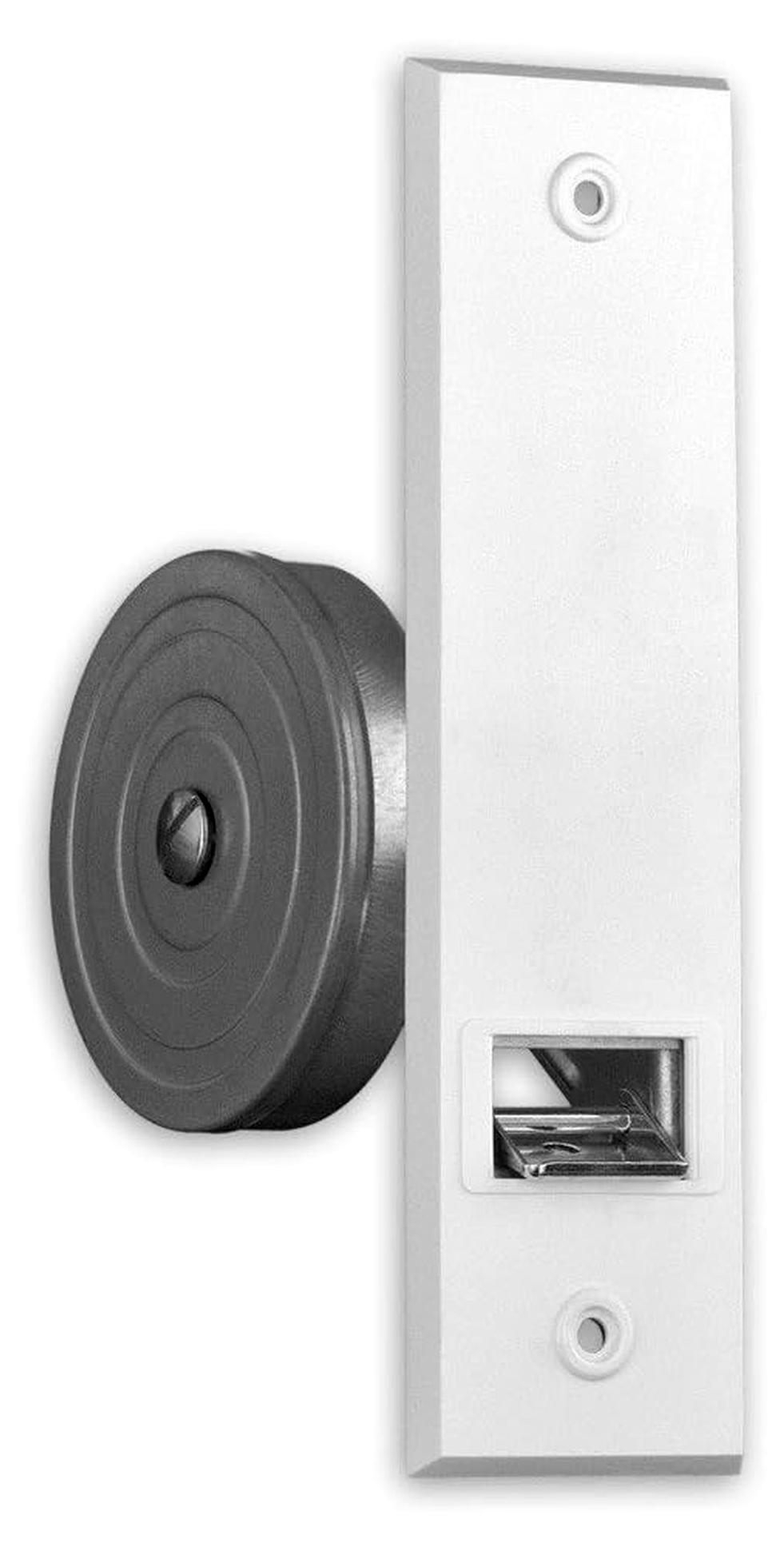 Markenlos Getriebe-Einlass-Gurtwickler 'Giro M', für Gurtbreite: 23 mm, Farbe: weiß, ohne Gurt