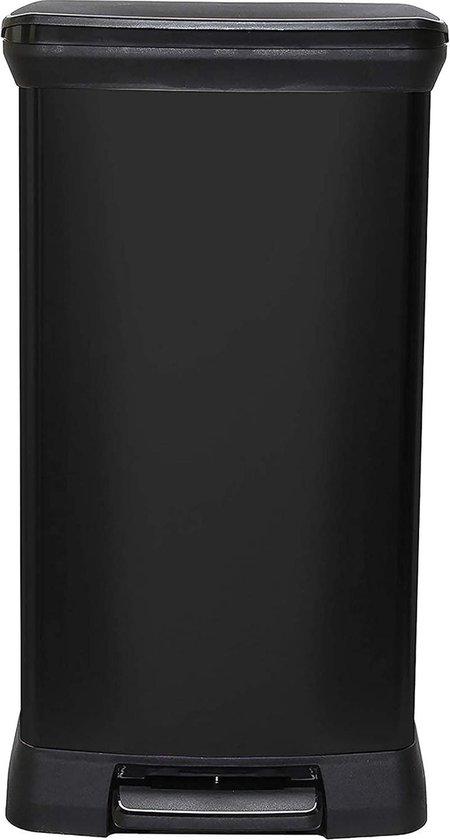 Famanu Abfalleimer 70% Recyclingmaterial 50 Liter - Schwarz SHSHOP