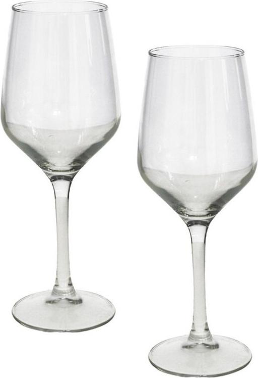 Gerimport Weinglaser - 6x - Glas - 420 ml - fur rot und weis 10292320-0-0