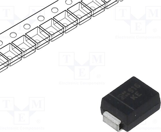 TNE 5x Diode: TVS 6,4÷7,23V 600W Unidirektional 65,2A J5.0A-13-F Tran unidirektional _1GH_SMBJ5.0A-13-F