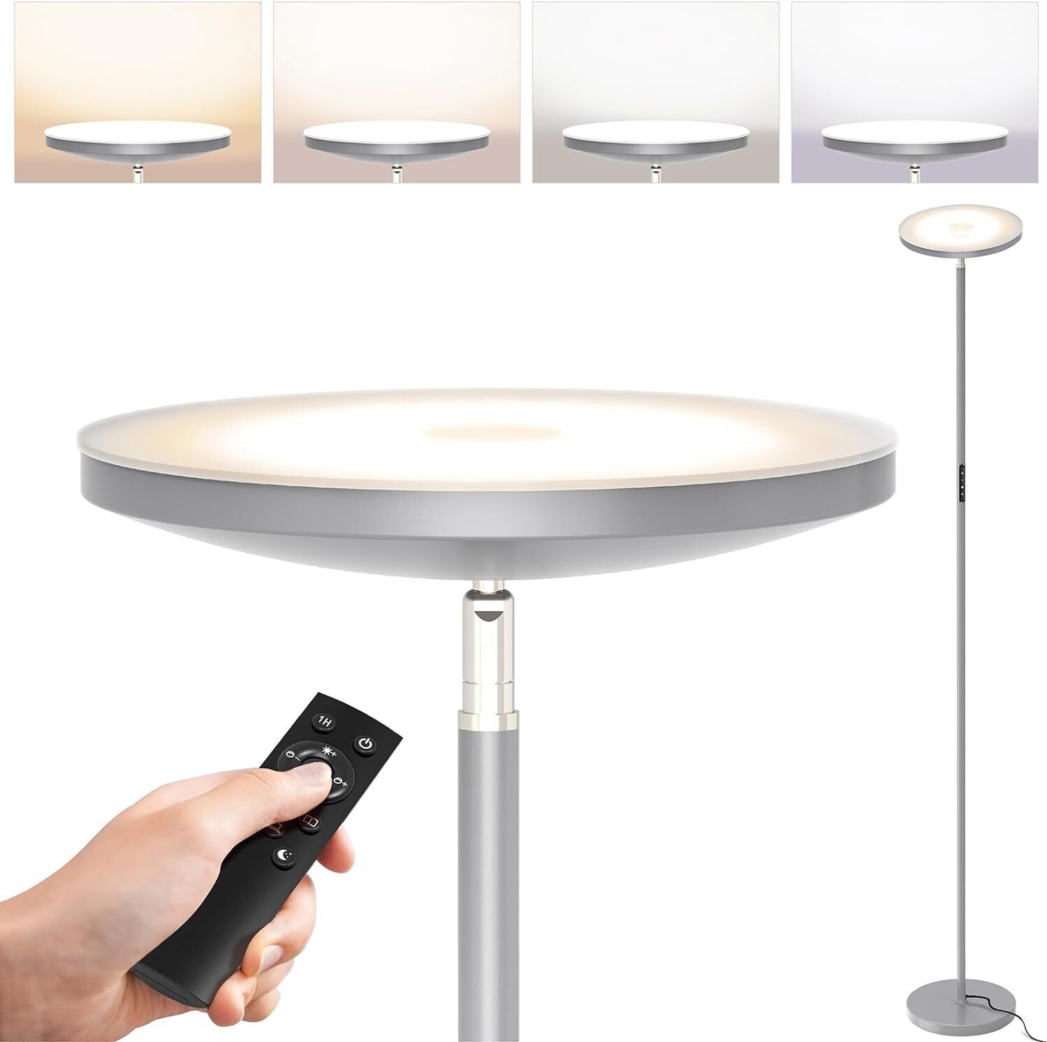 Deckenfluter Led Dimmbar Leuchtmittel Austauschbar