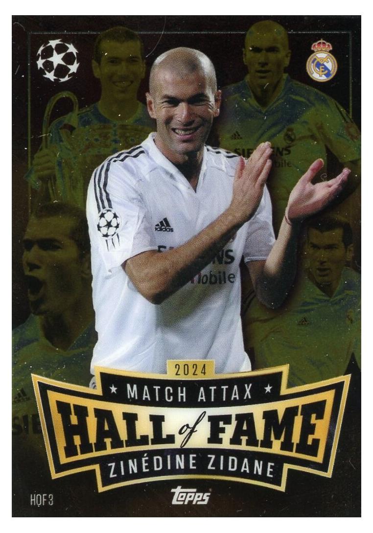 Topps HOF 3 – Zinedine Zidane – Hall of Fame Chrome – 2024/2025