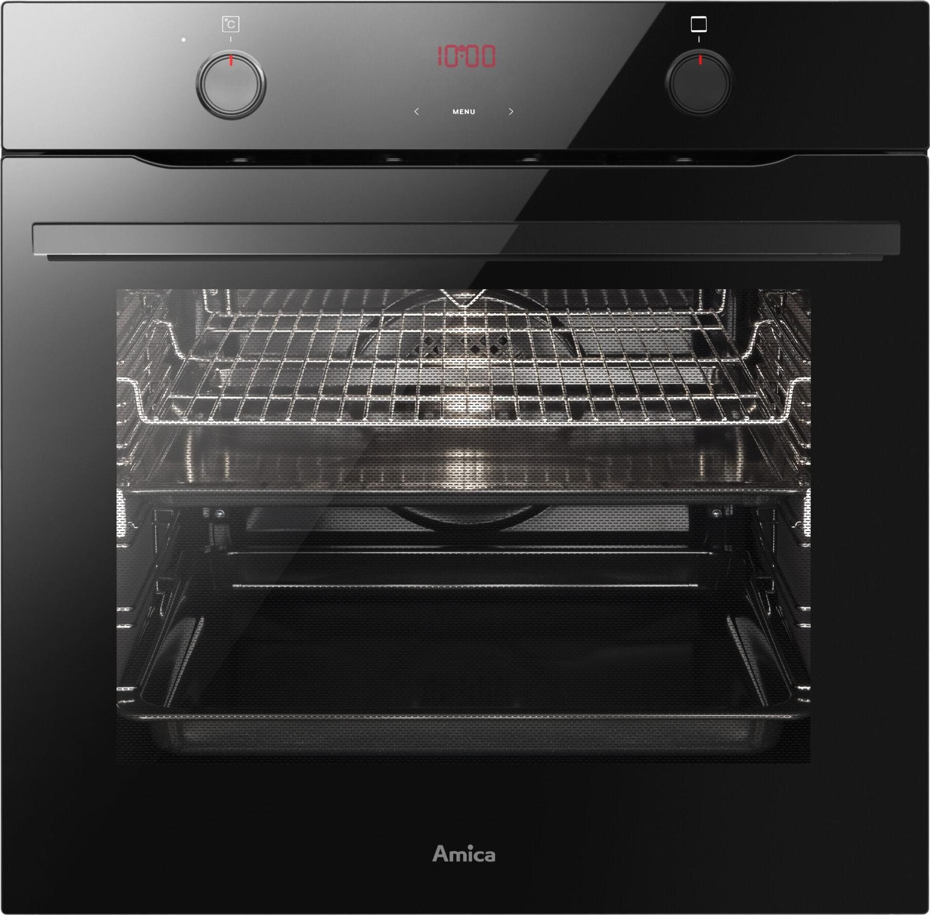 Amica ED37610B X-TYPE STEAM, Veľká, Elektrická rúra, 77 L, 3600 W, 77 L, Kombinovaná para