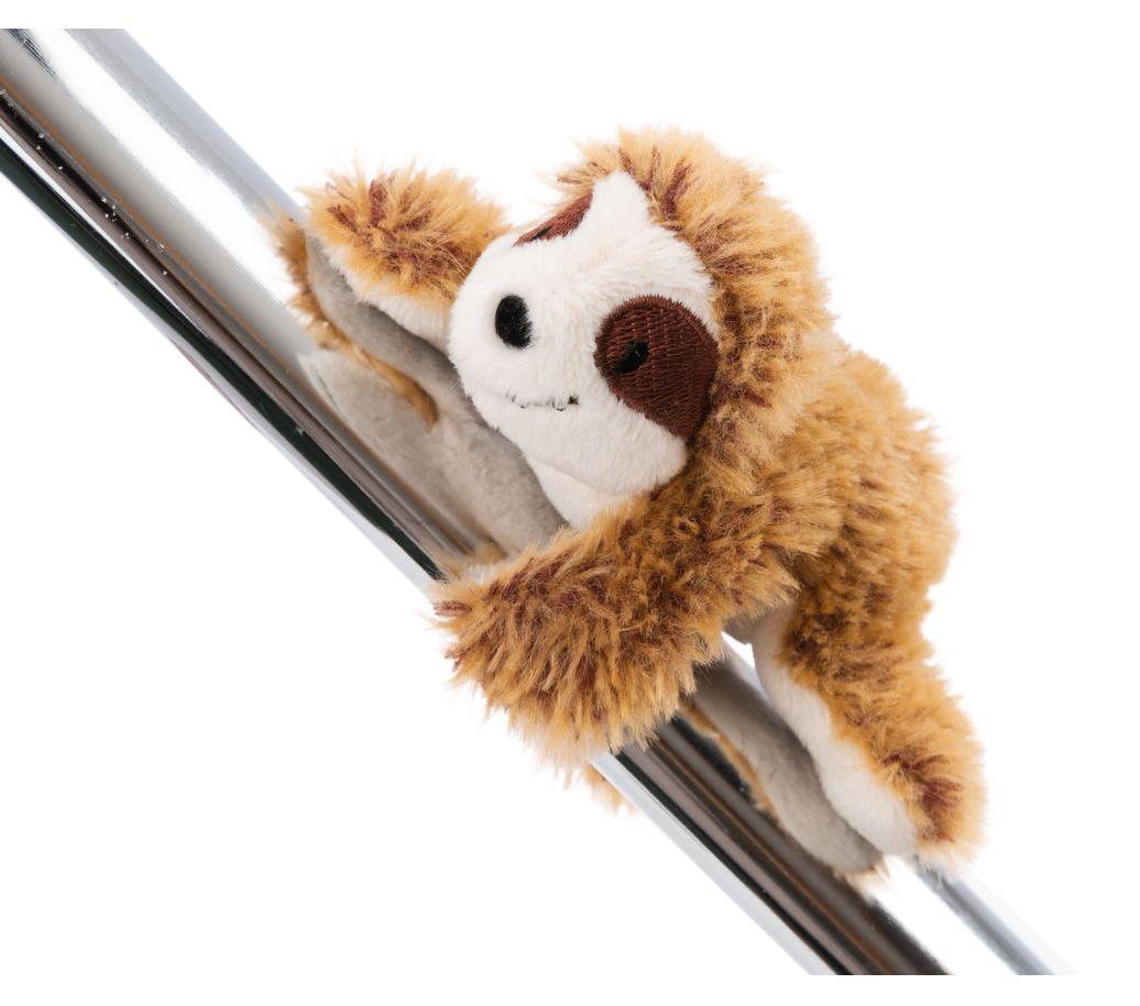 NICI MagNICI Faultier Slobby 12cm braun - Kuscheltier mit Magnet – Magnettier für Kühlschrank, Tafel, Metall & vieles mehr, 61211