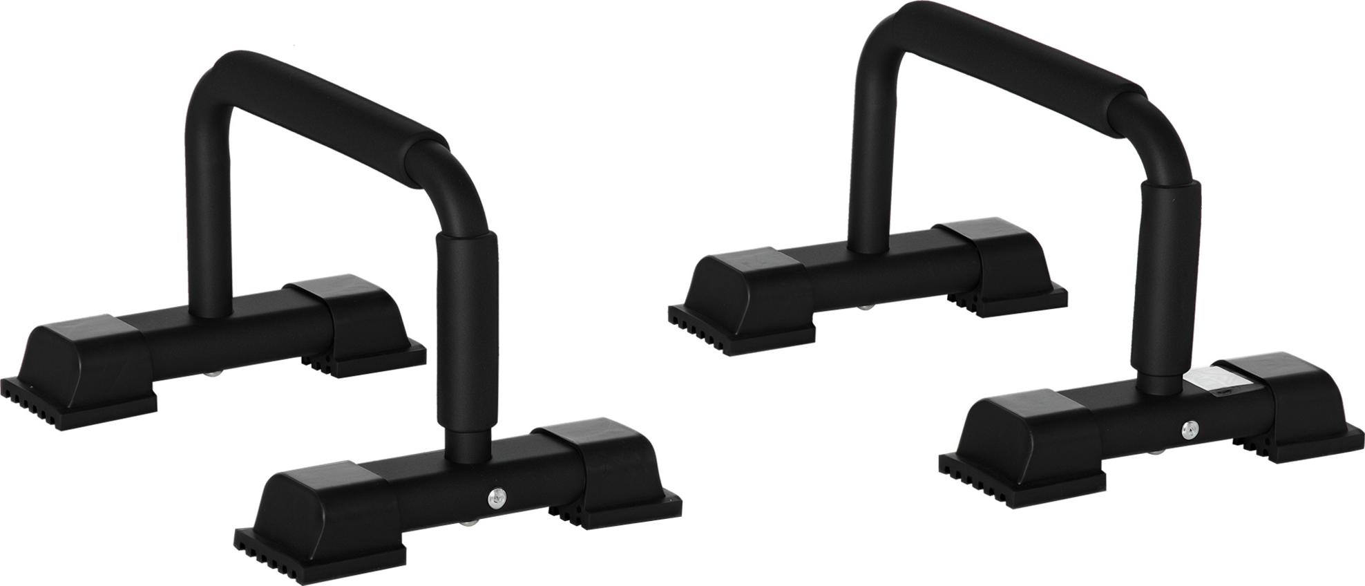 HOMCOM HOMCOM Impressum Griffe - Satz mit 2 rutschfesten Griffen - Max. 120KG - Schwarz A91-198