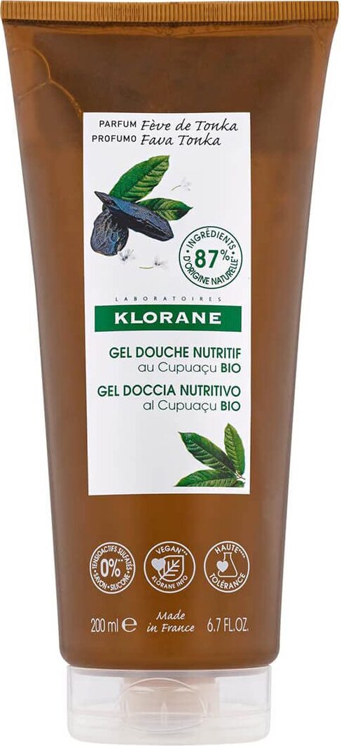 Klorane Gel Duche Feij Tonka - Novo 200 Ml