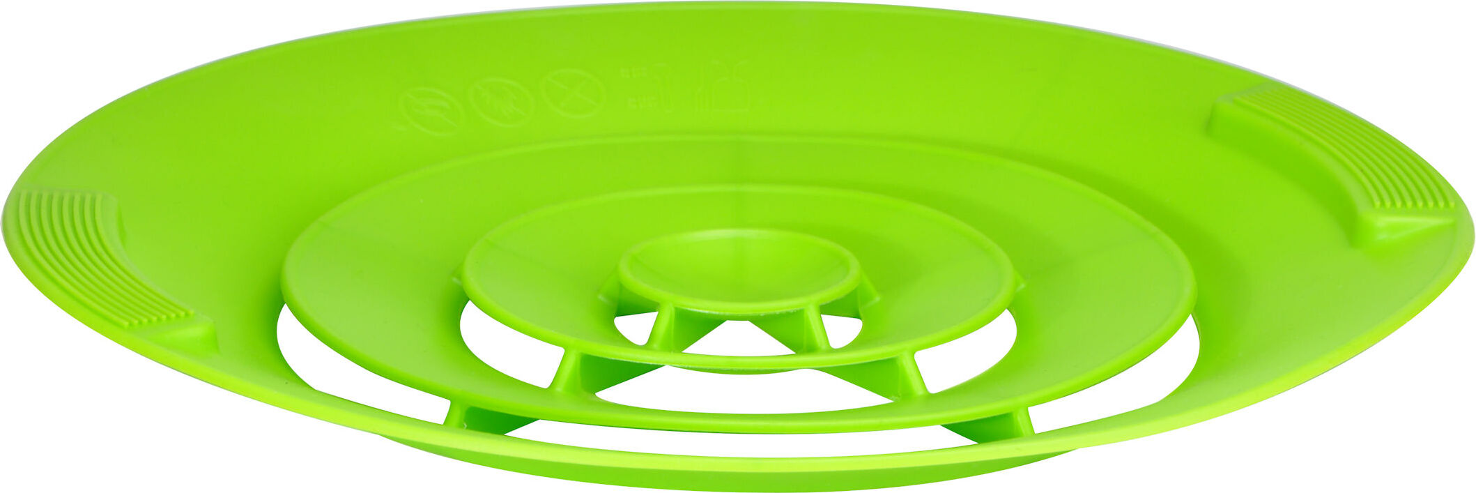 Haushalt International HI 12247 Überkochschutz aus Silikon grün 28x2,5cm