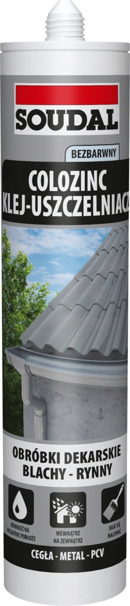 290ml SOUDAL COLOZINC Blechkleber Blechpfannenkleber Dachdecker Dunkelgrau