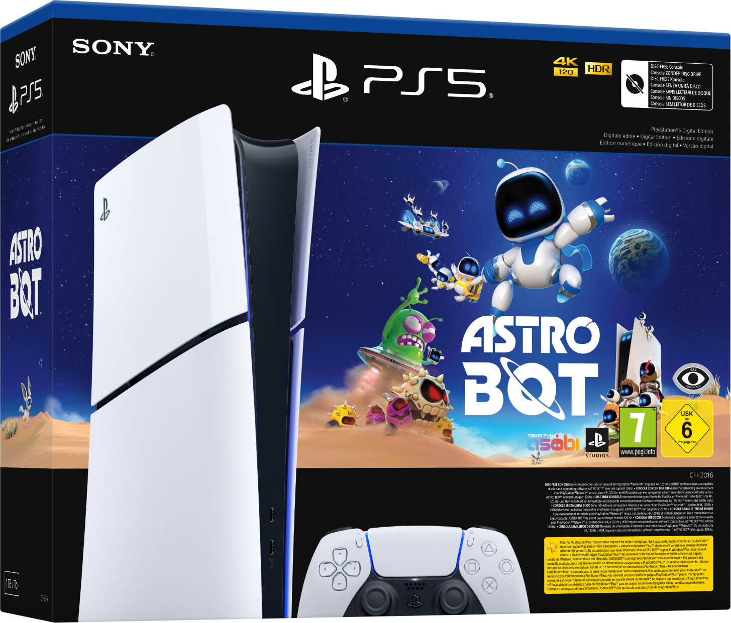 SONY Playstation 5 SLIM Digital 1TB + Astro Bot