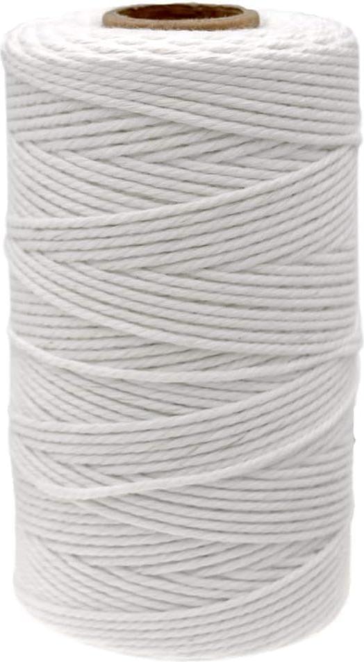 Zimtky Weiße Schnur, 100 m Baumwollschnur, 2 mm Bastelschnur, dekorative Schnur, perfekt für DIY Kunst und Handwerk Garten Z250709B0DSL9SJQ9