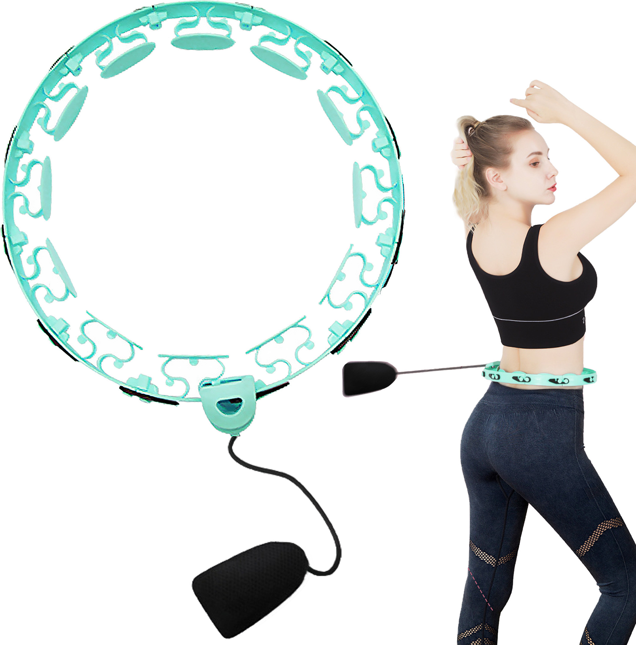 KINSI Hula-Hoop-Reifen Smart Hula Hoop, Fitness-Reifen, Innenring 27cm 03-33946620-02