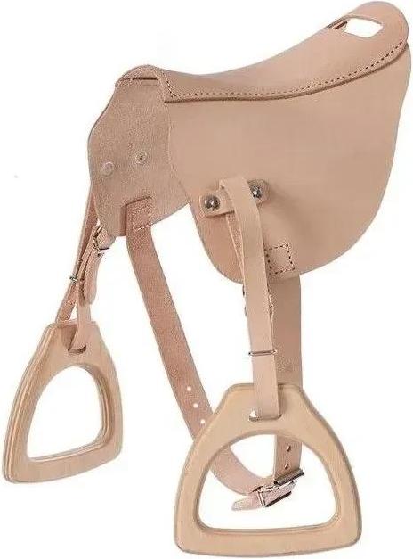 Rülke Sattel für kleine Reittiere und Schaukelpferd Jo, natur 50069-L1