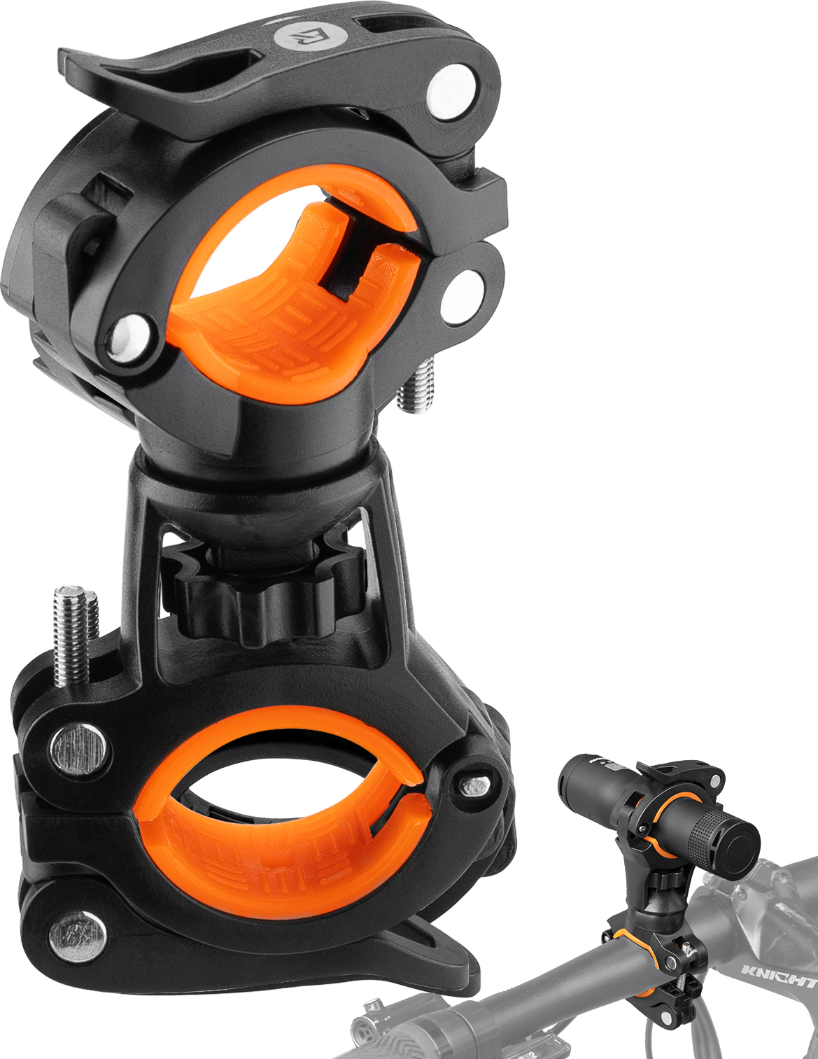 ROCKBROS Support GPS Avant Vélo Extension Montage Centre Sous Guidon Pour GoPro Lampe Compatible Avec Ordinateur Garmin Wahoo Giant Bryton