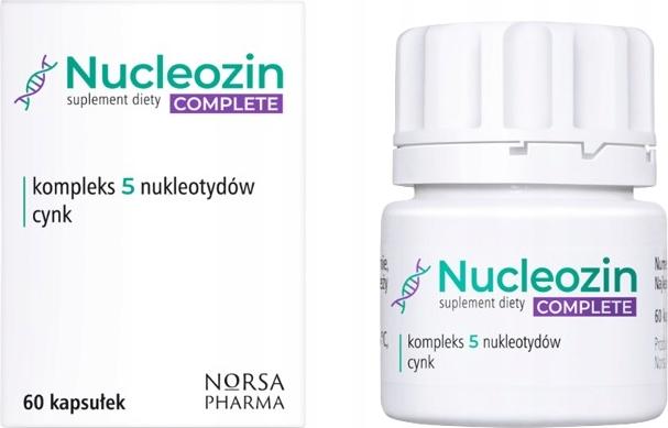 NUCLEOZIN COMPLETE Komplex 5 Nukleotid Zink IMMUNITÄT Norsa Pharma 60 Kapseln