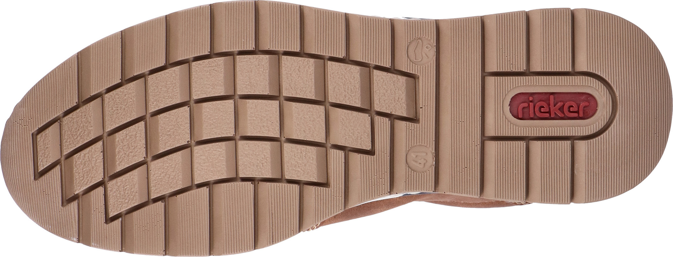 Rieker Herren Slipper Sneaker Slip-On B2173, Größe:42 EU, Farbe:Braun B2173_24_42