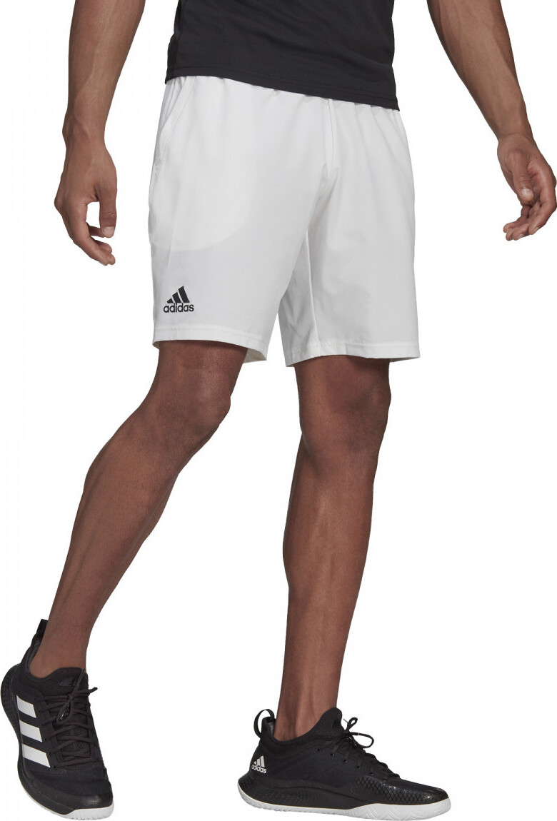 Herren Shorts adidas CLUB SW SHORT 2XL9 Weiß / Schwarz