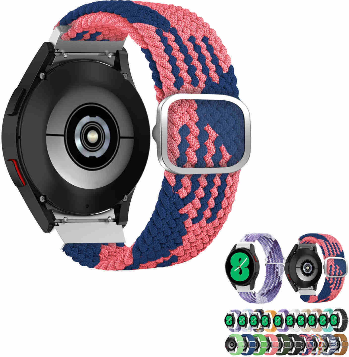 Pre Samsung Galaxy Watch FE 6 5 4 Normal Pro Classic Nylon Arm Band