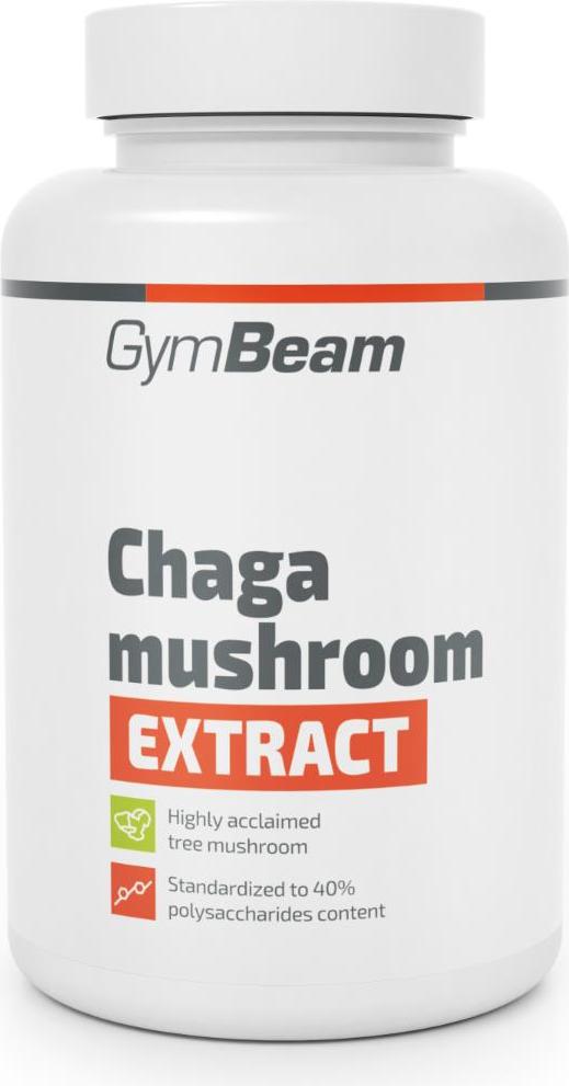 GymBeam Chaga-Pilz-Extrakt (Chaga-Pilz) 90 Kapseln