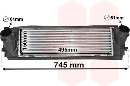 VAN WEZEL 06004468 Intercooler