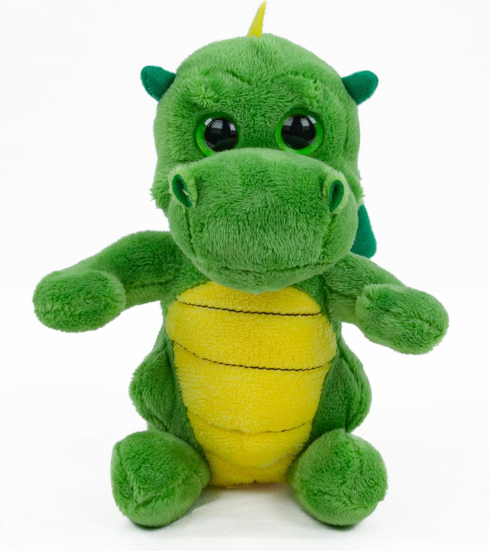 Teddys Rothenburg Kuscheltier Drache grün/gelb 18 cm 1044038